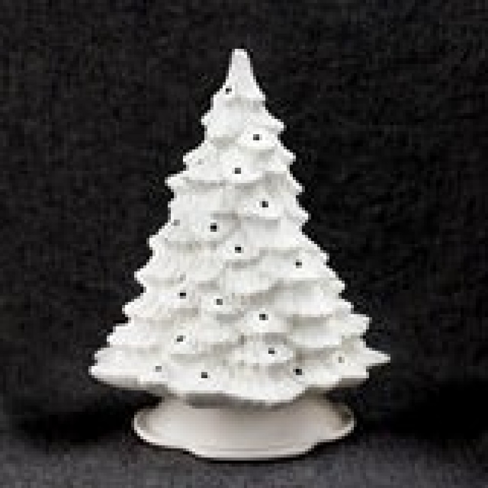 Christmas Tree - 11 inch with base, lights and star